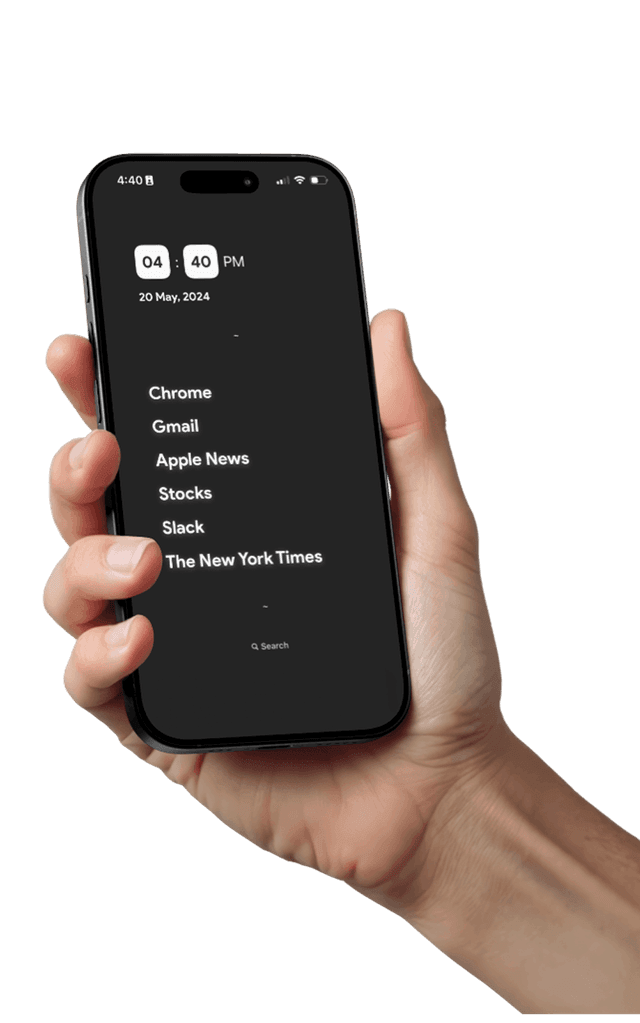 Minimalist Launcher app preview